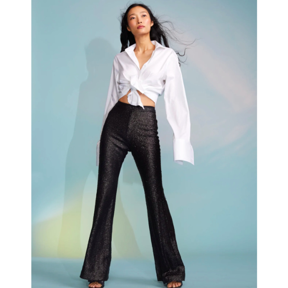 Cynthia Rowley The Sequin Flare Pant